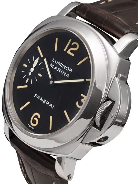 panerai marina luminor titanium|pre owned Panerai Luminor marina.